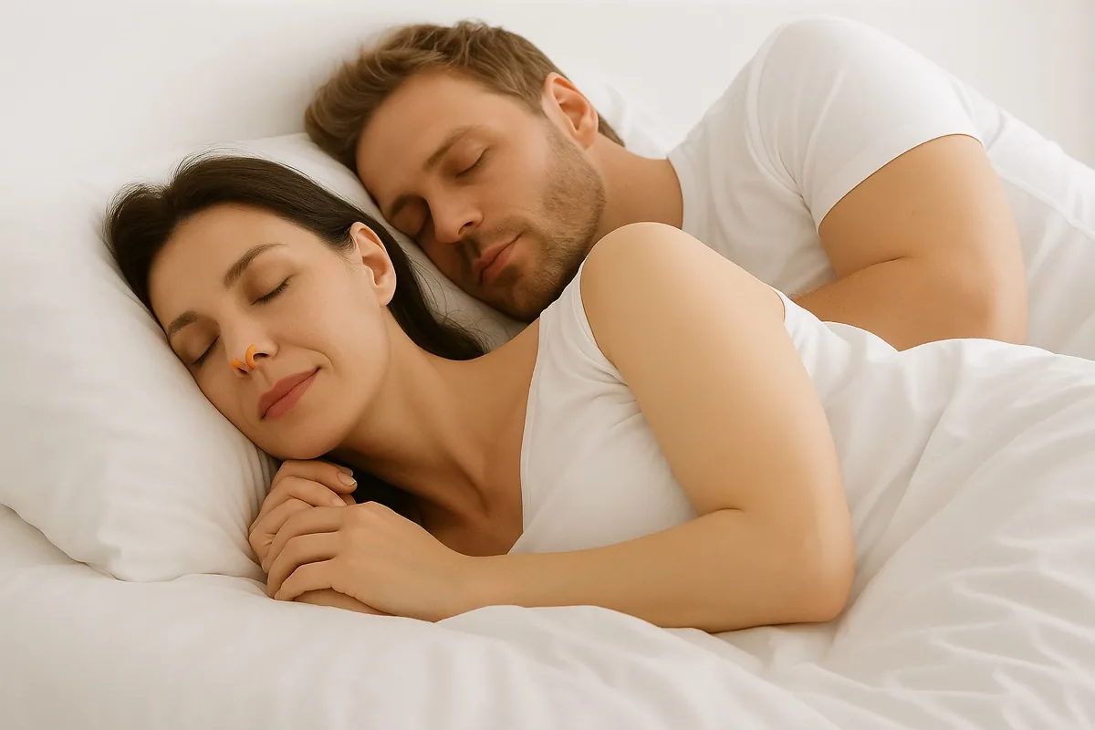Sleeping comfortably with the dilator in place